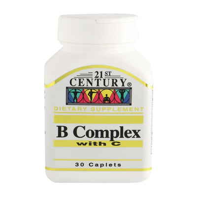 21st Century B Complex Supplement with Vitamin C , 30 caplets
