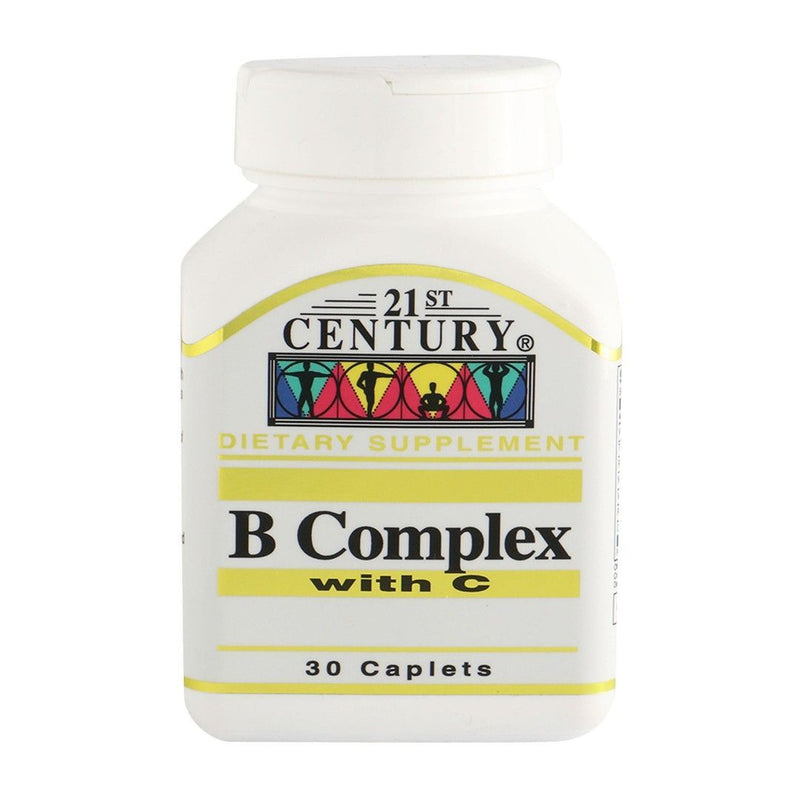 21st Century B Complex Supplement with Vitamin C , 30 caplets