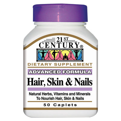 21st Century Hair Skin & Nails Capsules, 30 Count