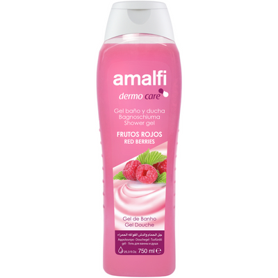 Amalfi Dermo Care Fruitos Rojos Red Berries Shower Gel, 750ml