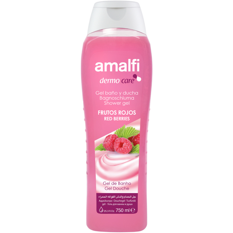 Amalfi Dermo Care Fruitos Rojos Red Berries Shower Gel, 750ml