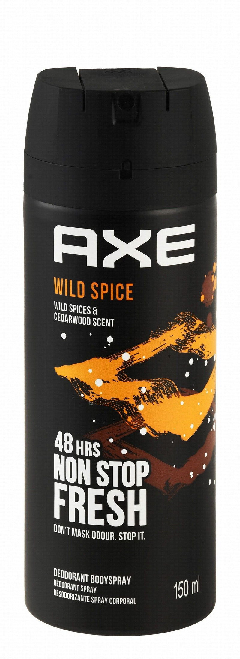 Axe Wild Spice Deodorant & Body Spray for Men 48H Fresh, 150ml