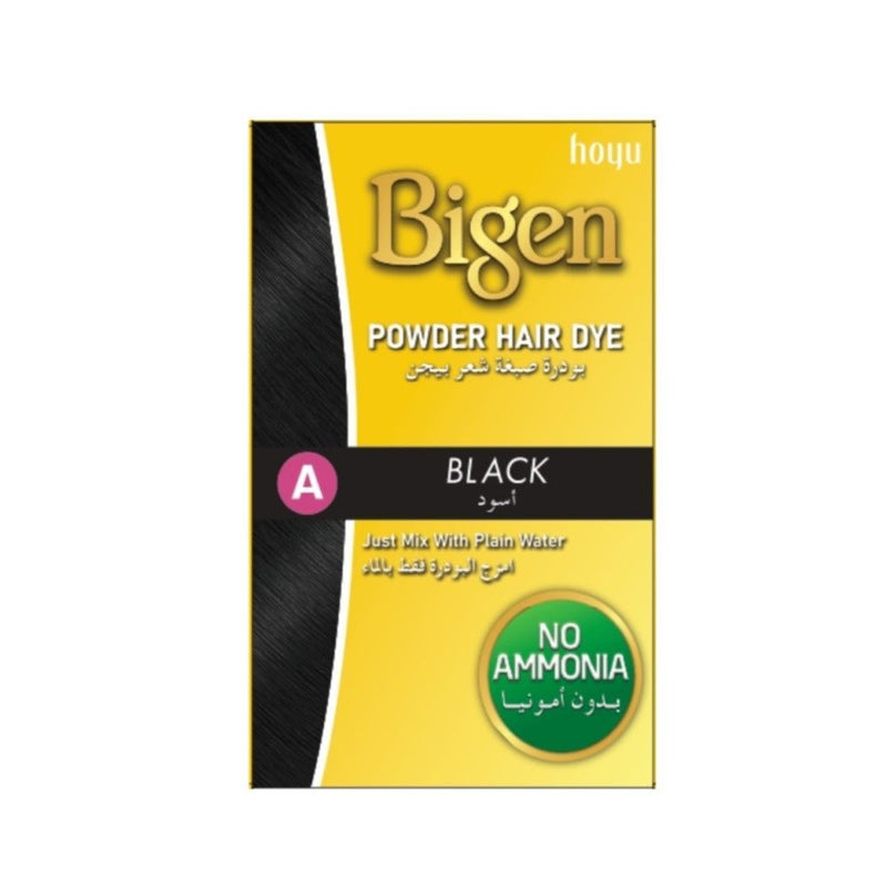 Bigen Powder Hair Dye A Black, 6g