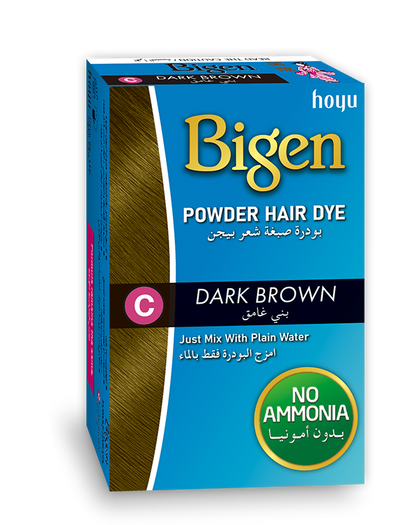Bigen Powder Hair Dye C Dark Brown, 6g