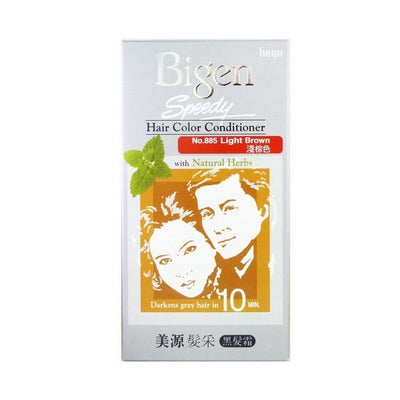 Bigen Speedy Hair Color Conditioner with Natural Herbs Light Brown 885, 1 Pack