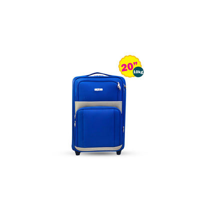 Blue Luggage Trolley, 20 Inch