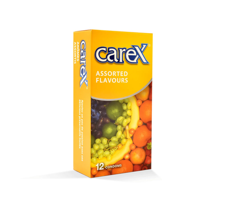 Carex Condoms Assorted Flavours 12pcs