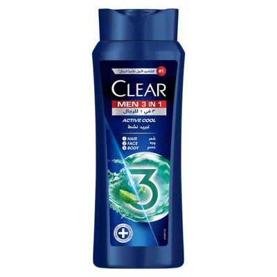 Clear 3in1 Active Cool Shampoo, 600ml