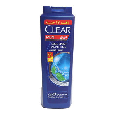 Clear Cool Sport Menthol Shampoo, 600ml