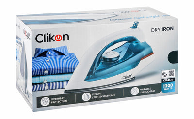 Clikon Dry Iron, 1300W, CK4133