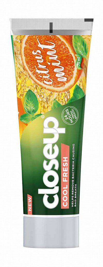 Closeup Cool Fresh Whitening Toothpaste with Citrus & Mint, 75ml