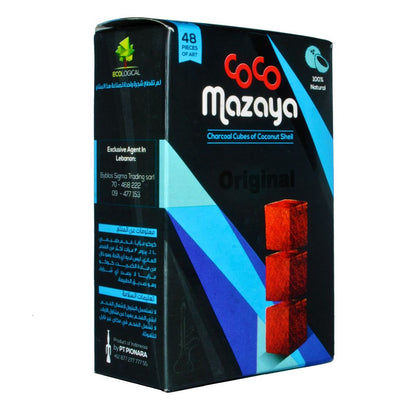 Coco Mazaya Coco Shell Charcoal Medium 48 Pcs