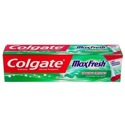 Colgate Max Fresh Toothpaste with Cooling Crystals Clean Mint Gel Toothpaste, 100ml