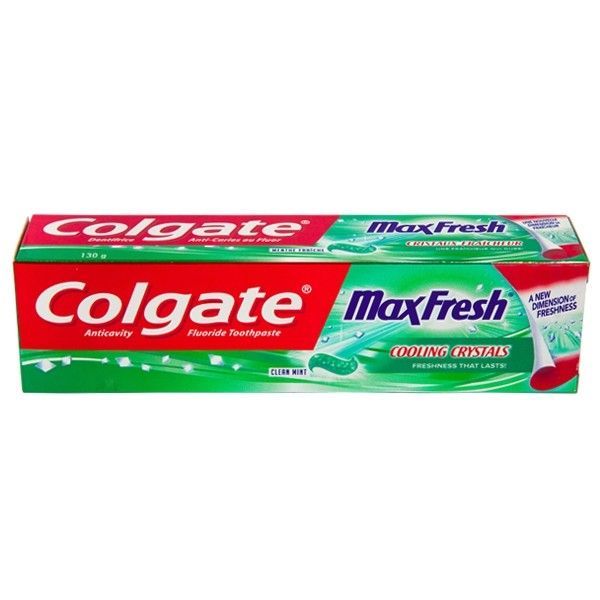 Colgate Max Fresh Toothpaste with Cooling Crystals Clean Mint Gel Toothpaste, 100ml