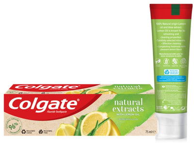 Colgate Natural Extracts Lemon Oil Fresh Breath Toothpaste, 75ml