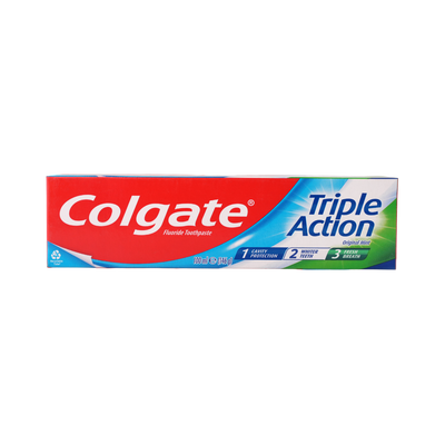 Colgate Original Mint Flavor Triple Action Fluoride Toothpaste, 100ml