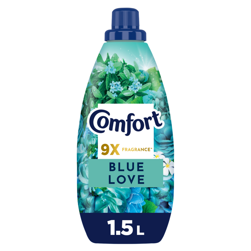 Comfort Concentrate Fabric Softener Blue Love, 1.5L