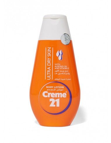 Cream 21 Body Lotion Almond Ultra Dry Skin 250Ml