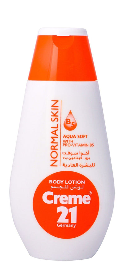 Creme 21 Aquasoft Normal Skin Body Lotion with Pro-Vitamin B5, 250ml