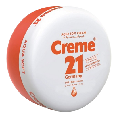 Creme 21 Aquasoft Normal Skin Cream with Pro-Vitamin B5 250 ml