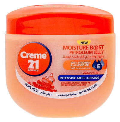 Creme 21 Moisture Boost Petroleum Jelly with Vitamin E & Almond Oil, 300ml