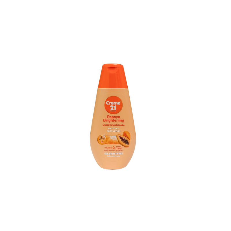 Creme 21 Papaya Brightening Lotion, 250ml