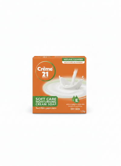 Creme 21 Soft Care Moisturising Soap, 125g