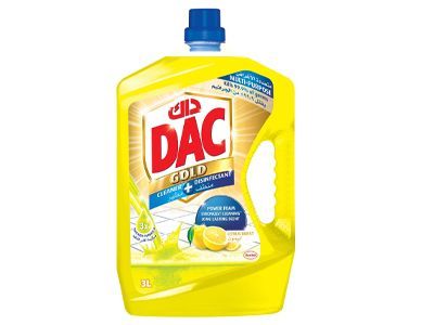 DAC Gold Lemon Cleaner Disinfectant, 3L