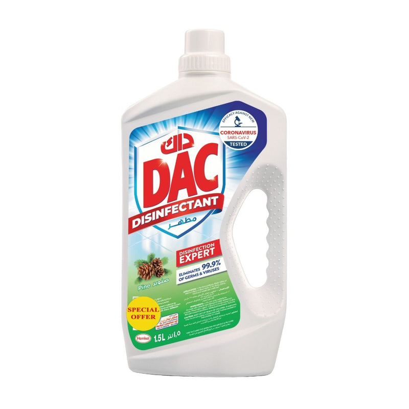 Dac Base Disinfectant Pine With Covid Sticker 1.5L @Sp