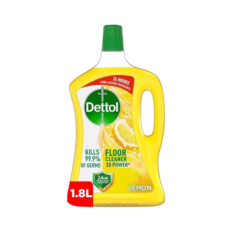 Dettol Fresh Lemon Scent Antibacterial Floor Cleaner, 1.8L