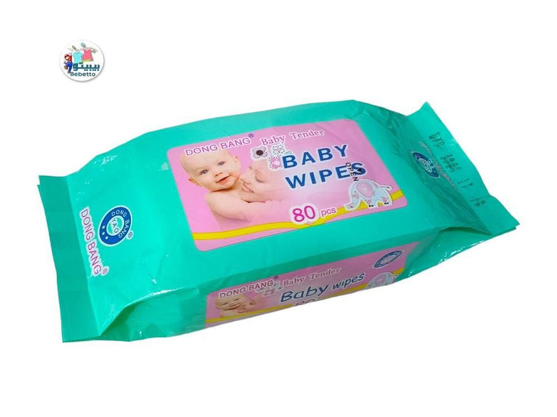 Dong Bang Baby Wipes, 140x200mm, 80 Pieces