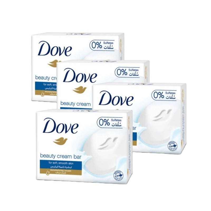 Dove Original Moisturizing Cream Soap Bar, 4x125g