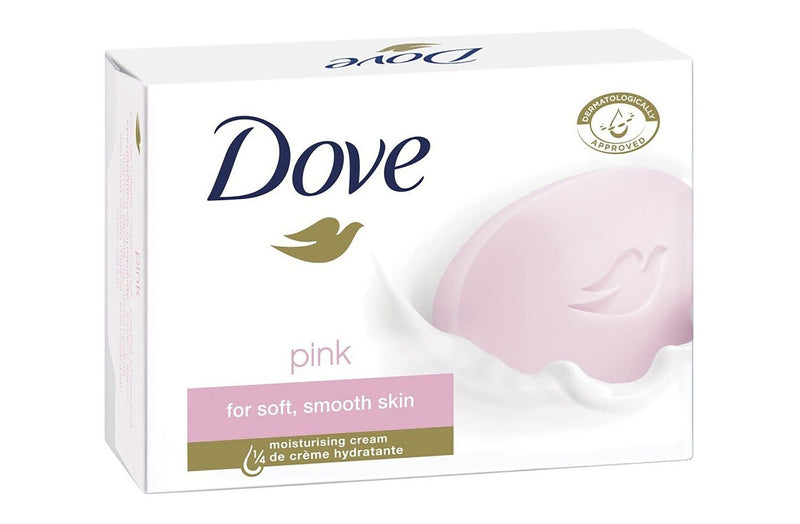 Dove Pink Soap Bar with Moisturizing Cream, 125g