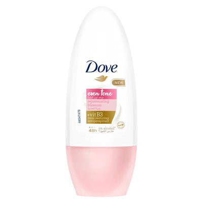 Dove Rejuvenating Blossom Even Tone Antiperspirant Deodorant Roll-On, 50ml