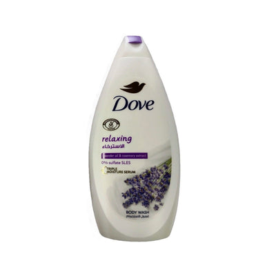 Dove Relaxing Triple Moisture Serum Body Wash Extracted By Lavender Oil & Rosemary, 500ml