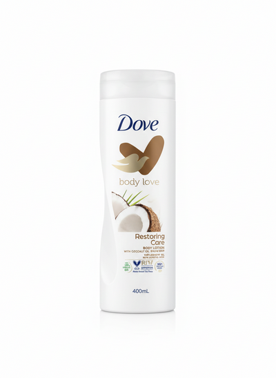 Dove Restoring Care Body Lotion With Coconut Oil & Almond Milk, 400ml