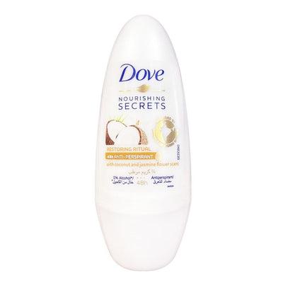 Dove Restoring Ritual Antiperspirant Roll-On for Women, 50ml