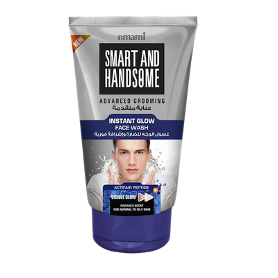 Emami Smart and Handsome Instant Glow Face Wash, 100g