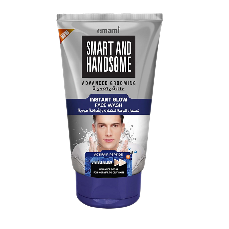 Emami Smart and Handsome Instant Glow Face Wash, 100g