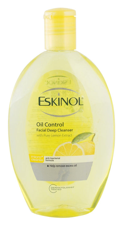 Eskinol Antibacterial Deep Facial Cleanser with Lemon Extract, 225ml