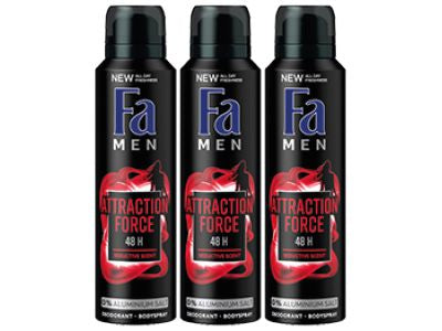 Fa Deo Spray 150Ml 2+1 Men Attraction Force