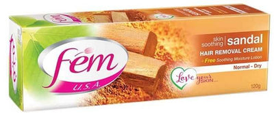 Fem USA Hair Removal Cream with Sandal, 120g