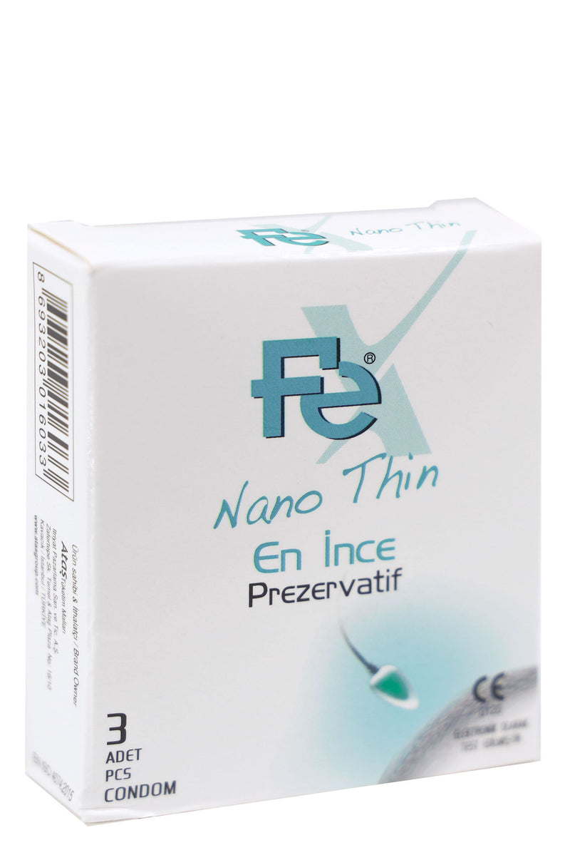 Fex Nano Thin Condom 3 Pcs