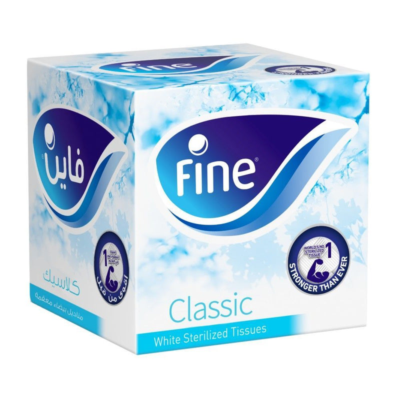 Fine Classic Tissues 2ply, 100 tissues