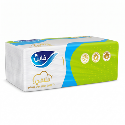 Fine Fluffy White Soft Sterilized Tissue, 200 Sheets