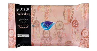 Fine Fresh Wipes Gardenia Scent, 20 wipes