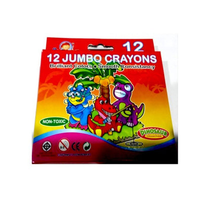 Flamingo Crayons 12 Colors, 12 Pieces