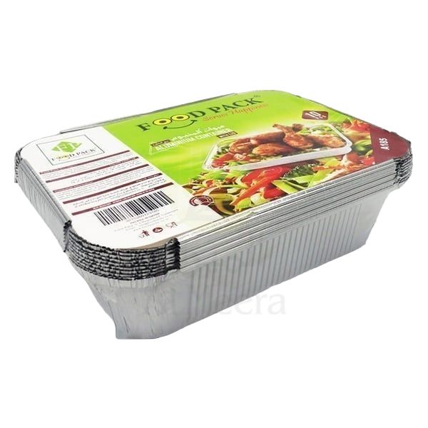 Food Pack Aluminum Container 10'S