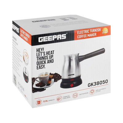 Geepas Stainless Steel Turkish Coffee Maker 0.8 lt