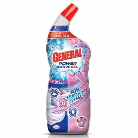General Power Active Gel Toilet Cleaner Liquid Flower, 750ml